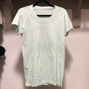 Lululemon Athletica Mint Green Fitted T-Shirt